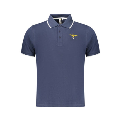 Accademia Militare Blue Cotton Polo Shirt