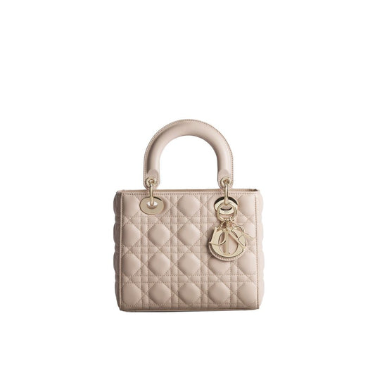 Dior Beige Lamb Leather Handbag