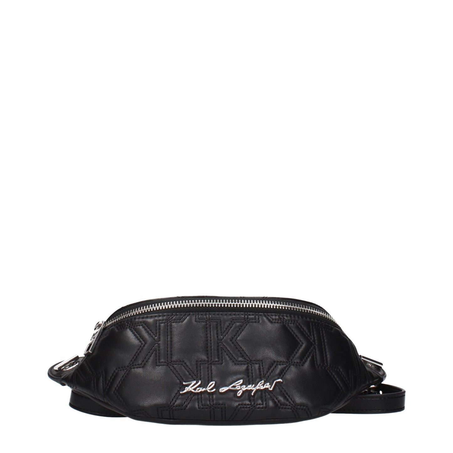 Karl Lagerfeld Black Leather Backpack