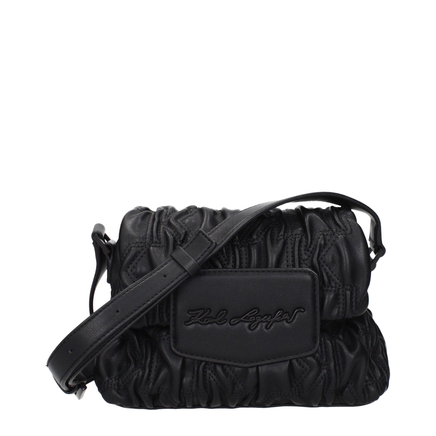 Karl Lagerfeld Black Polyester Crossbody Bag