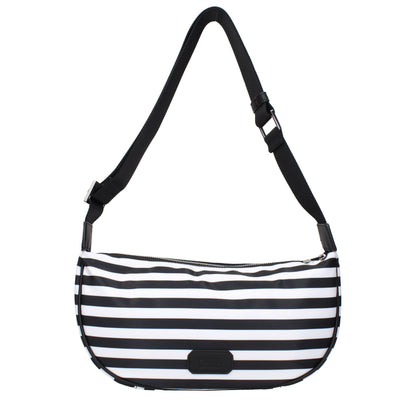 Karl Lagerfeld Black Fabric Crossbody Bag