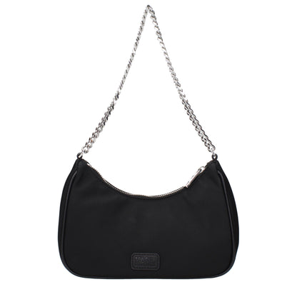 Karl Lagerfeld Black Fabric Shoulder Bag