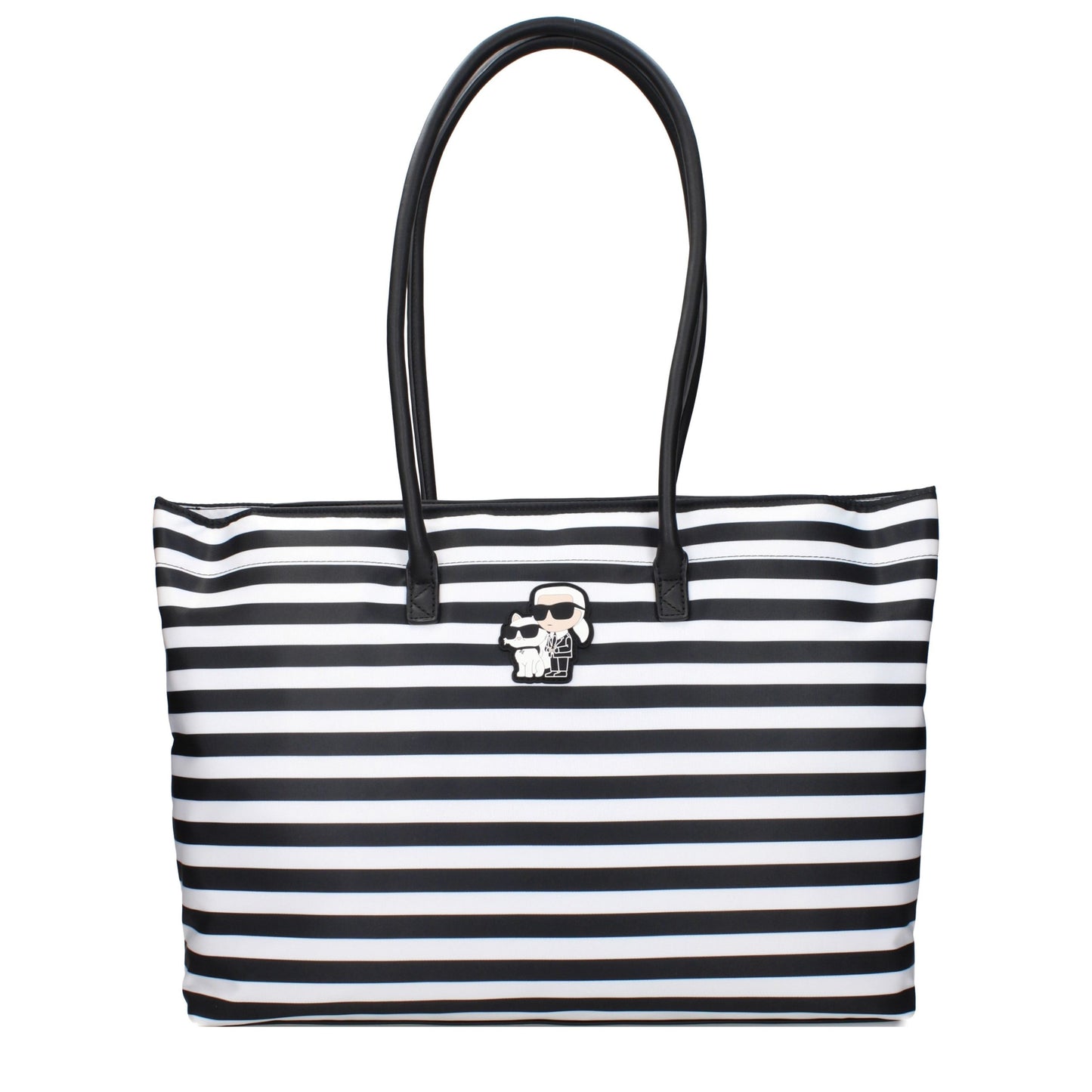 Karl Lagerfeld Black Fabric Shoulder Bag