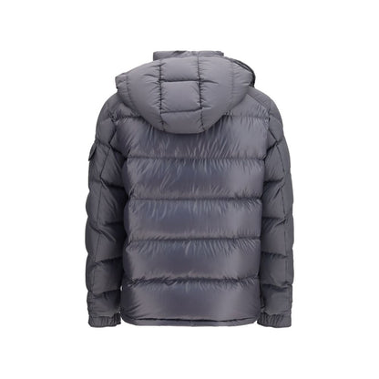 Moncler Gray Goose Down Full-Length Jacket