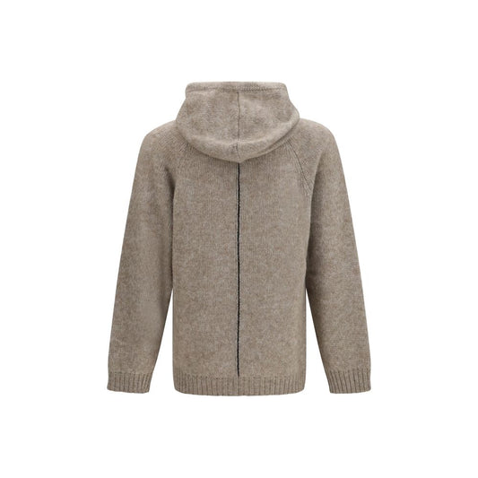 Giorgio Armani Beige Alpaca Vicugna Pacos Sweatshirt
