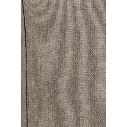 Giorgio Armani Beige Alpaca Vicugna Pacos Hoodie