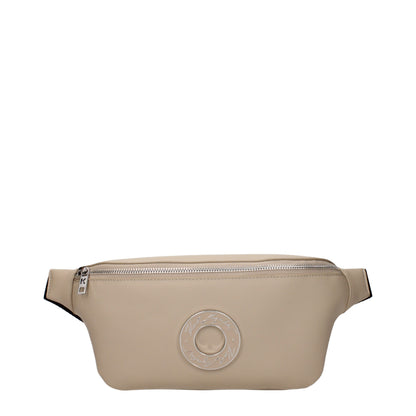 Karl Lagerfeld Beige Leather Backpack