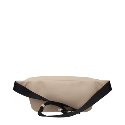 Karl Lagerfeld Beige Leather Backpack