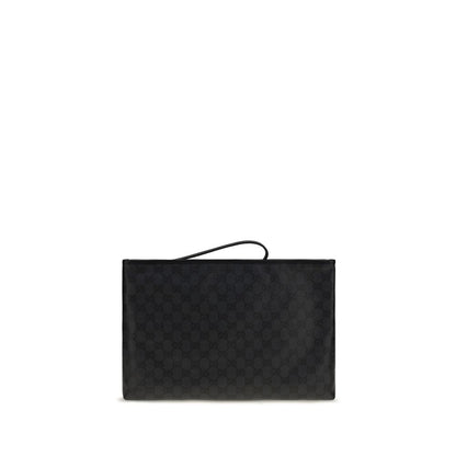 Gucci Black Cotton Shoulder Bag
