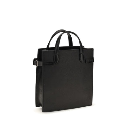 Valentino Garavani Black Calf Leather Bos Taurus Handbag