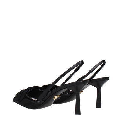 Prada Black Fibres High Heel Pumps