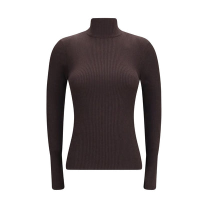 Wolford Brown Wool Oves Aries Turtleneck