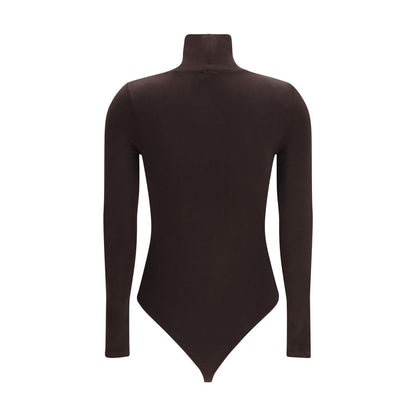 Wolford Brown Cotton Bodysuit