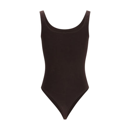 Wolford Brown Cotton Bodysuit