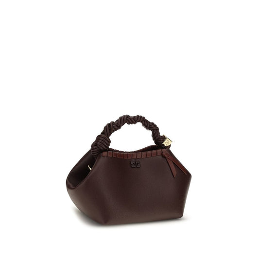 Ganni Brown Recycled Leather Handbag