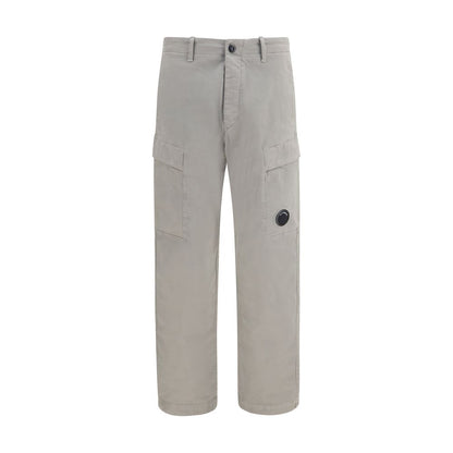 C.P. Company Gray Cotton Cargo Pants
