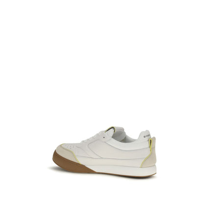 Givenchy White Calf Leather Bos Taurus Low Top Sneakers