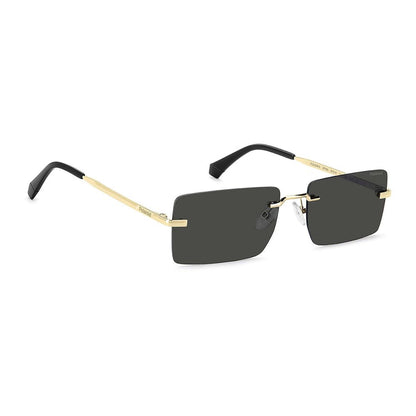 Polaroid Black Metal Sunglasses