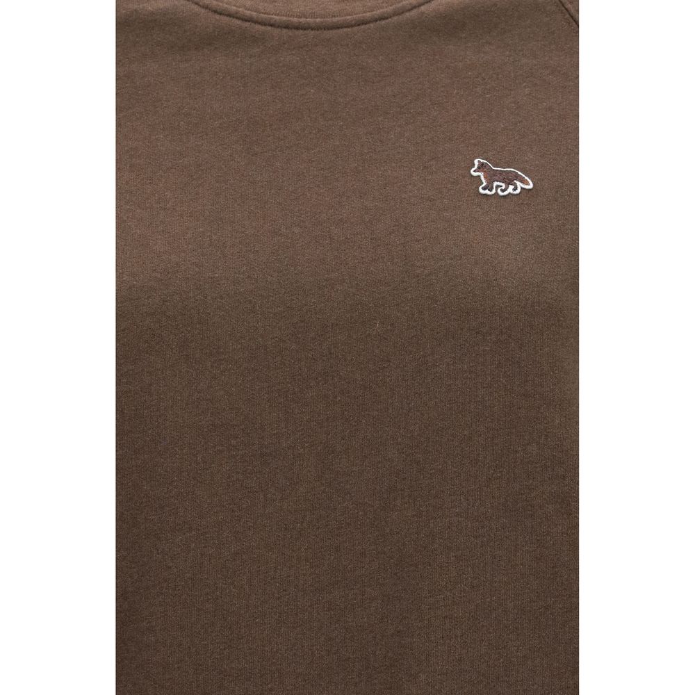Maison Kitsuné Brown Cotton Sweatshirt