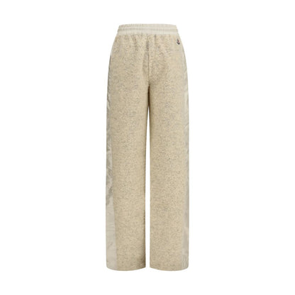 Moncler Beige Polyester Joggers (Workout Pants)