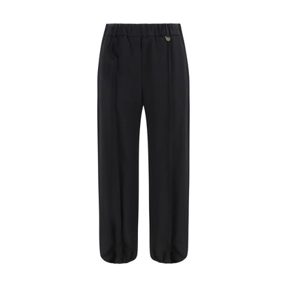 Burberry Black Wool Oves Aries Joggers (Workout Pants)