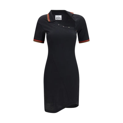 Vivienne Westwood Black Cotton Casual Dress