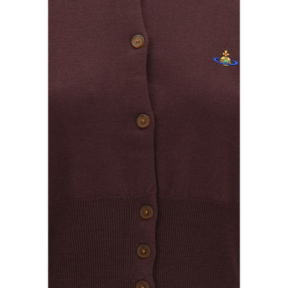 Vivienne Westwood Purple Silk Cardigan