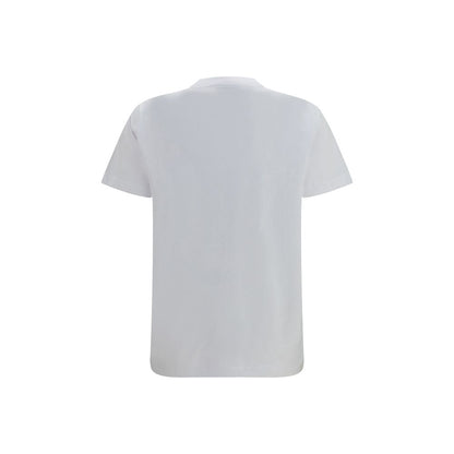 Ganni White Cotton T-Shirt