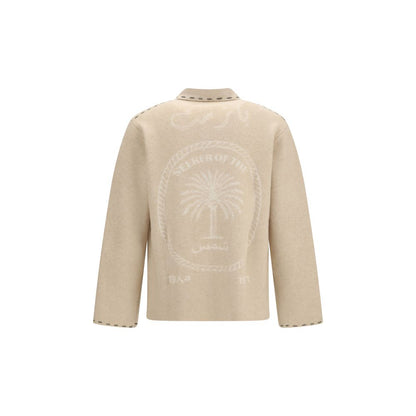 Baziszt Beige Cashmere Cardigan
