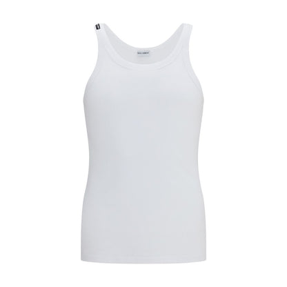 Dolce & Gabbana White Cotton Top