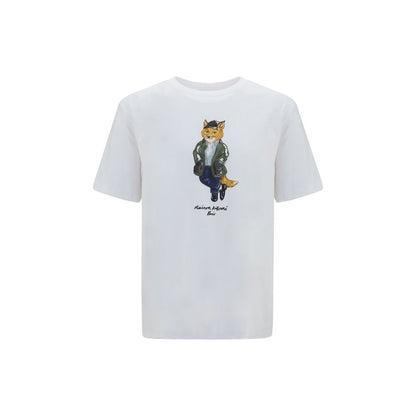 Maison Kitsuné White Cotton T-Shirt