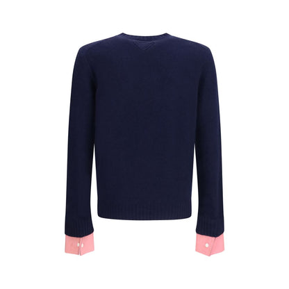 Prada Blue Wool Oves Aries Sweatshirt
