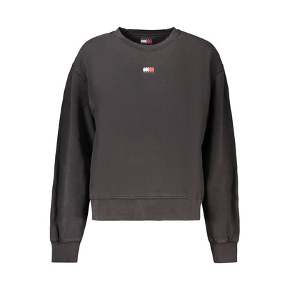 Tommy Hilfiger Black Cotton Sweatshirt