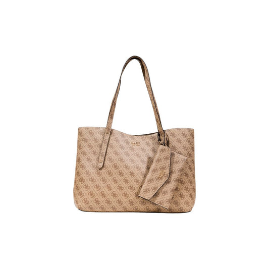 Guess Beige Polyethylene Handbag