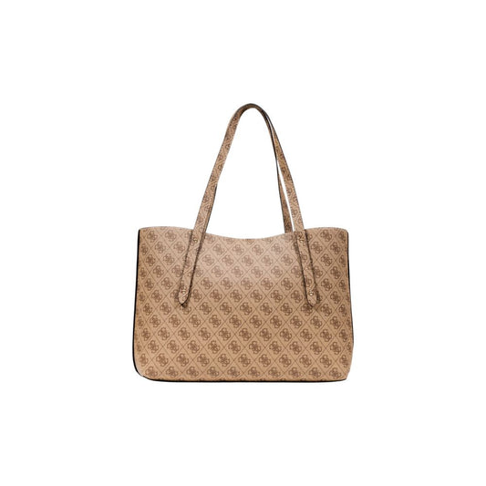 Guess Beige Polyethylene Handbag