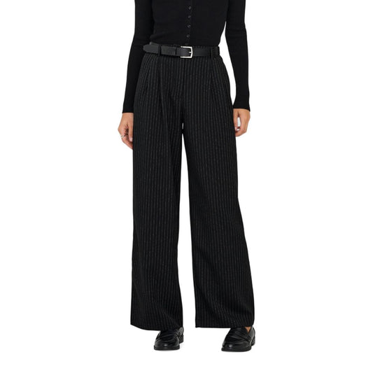 Only Black Recycled Polyester Casual Pants