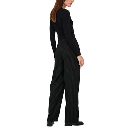Only Black Recycled Polyester Casual Pants