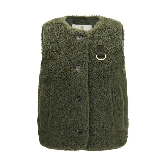 Barbour Bicolor Polyester Sleeveless Jacket