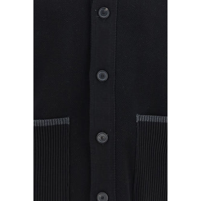 Thom Browne Black Wool Oves Aries Biker Jacket