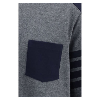 Thom Browne Gray Cotton T-Shirt