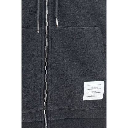 Thom Browne Gray Cotton Sweatshirt