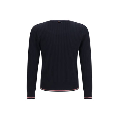 Thom Browne Blue Wool Oves Aries Cardigan