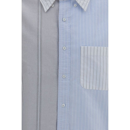 Thom Browne Blue Cotton Pattern Shirt