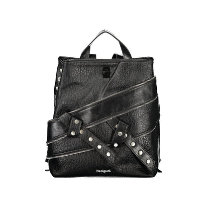 Desigual Black Polyethylene Backpack