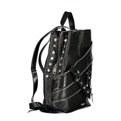 Desigual Black Polyethylene Backpack