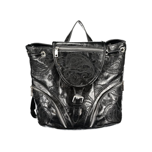 Desigual Black Polyurethane Women's Backpack