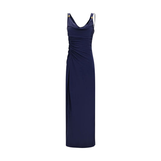 Versace Blue Viscose Casual Dress