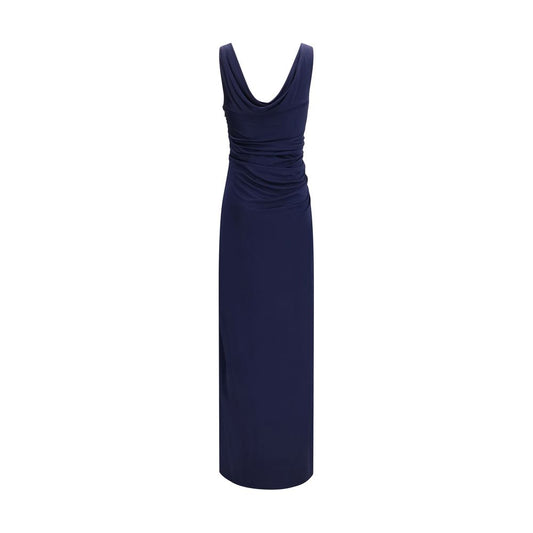 Versace Blue Viscose Casual Dress
