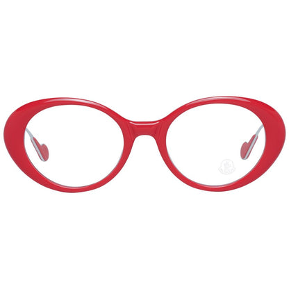 Moncler Red Metal & Plastic Glasses (Frames)