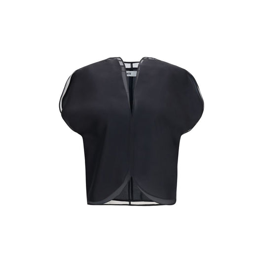 Khaite Black Silk Blouse